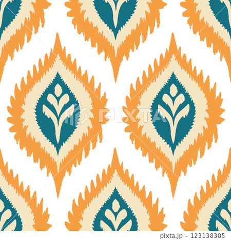 ethnic boho seamless pattern. traditional ornament with repeating motif. folk motif. folk motif. vector illustration. ethnic boho seamless pattern. traditional ornament with repeating motif. folk motif. folk motif. vector illustration. 123138305
