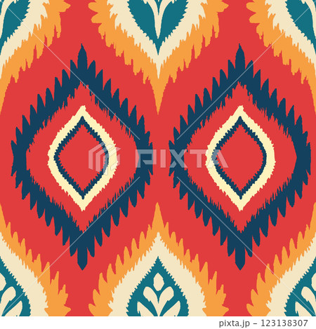 ethnic boho seamless pattern. traditional ornament with repeating motif. folk motif. folk motif. vector illustration. ethnic boho seamless pattern. traditional ornament with repeating motif. folk motif. folk motif. vector illustration. 123138307