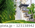 View of the main gate in the park. Taoist Park Heavenly Grottoes. Hainan, China 123138942