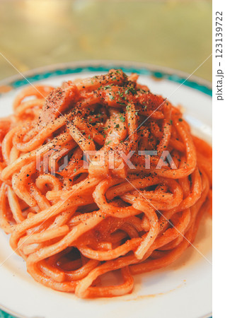 昭和の昔ながらのナポリタン 123139722