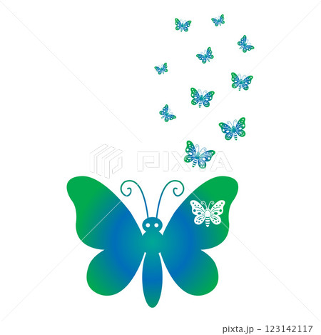 Elegant and minimalistic butterfly design with delicate details and soft gradients, perfect for nature inspired themes. Vector illustration Elegant and minimalistic butterfly design with delicate details and soft gradients, perfect for nature inspired themes. Vector illustration 123142117