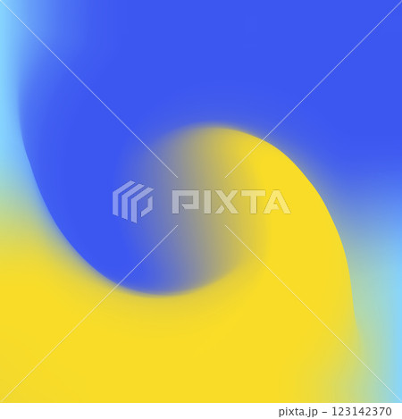 Blue and yellow abstract swirl. Support Ukraine. Smooth, swirling abstract design. Soft transitions create a dynamic, modern and artistic background design. Vector illustration Blue and yellow abstract swirl. Support Ukraine. Smooth, swirling abstract design. Soft transitions create a dynamic, modern and artistic background design. Vector illustration 123142370