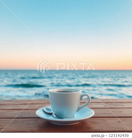 海の見えるカフェ 123142430