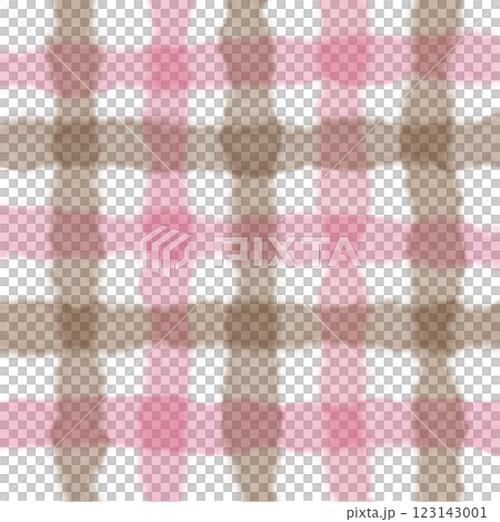 Pink Brown Gingham Check Hand Drawn Background Pattern Overlay 123143001
