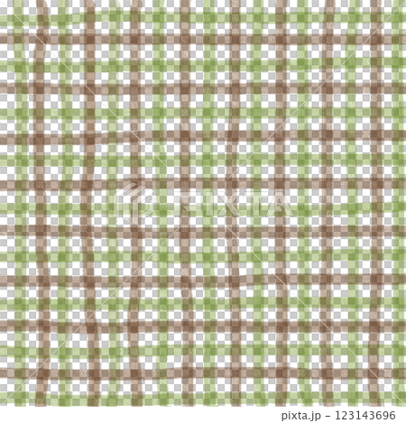 Green Brown Plaid Gingham Check Hand Drawn Background Pattern Overlay Green Brown Plaid Gingham Check Hand Drawn Background Pattern Overlay 123143696