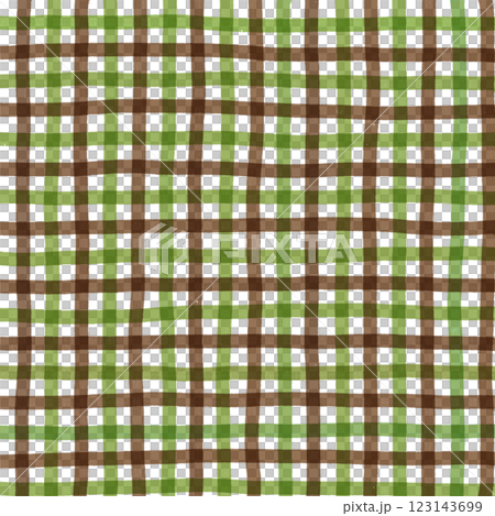 Green Brown Plaid Gingham Check Hand Drawn Background Pattern Overlay Green Brown Plaid Gingham Check Hand Drawn Background Pattern Overlay 123143699