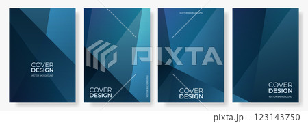 Blue abstract modern posters or vertical background vector set. A4 resolution polygonal elegant cover design for brochure, flyer, poster, book, backdrop, banner, annual report presentation Blue abstract modern posters or vertical background vector set. A4 resolution polygonal elegant cover design for brochure, flyer, poster, book, backdrop, banner, annual report presentation 123143750