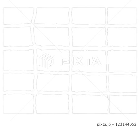 破れた紙 123144052