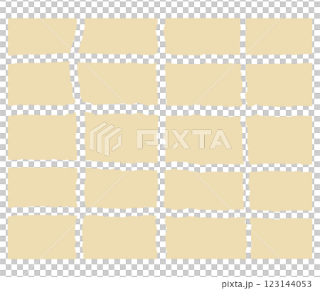 破れた紙 破れた紙 123144053