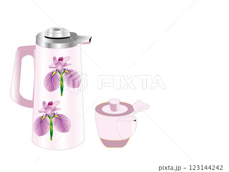 魔法瓶と急須～昭和レトロ 123144242