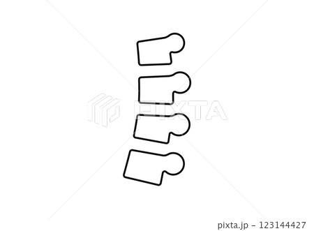 Spine medical poster 123144427