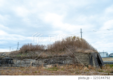 柳本飛行場跡北側防空壕跡の景色 123144792