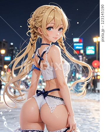 金髪美少女 123145190