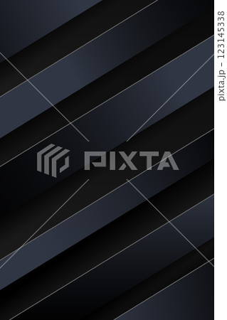 黒　black 背景テクスチャー素材　抽象的グラデーション　ビジネス 123145338