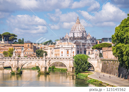 Rome's Tiber River, Ponte Sant'Angelo 123145562