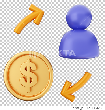 3d money transaction user account 123145657