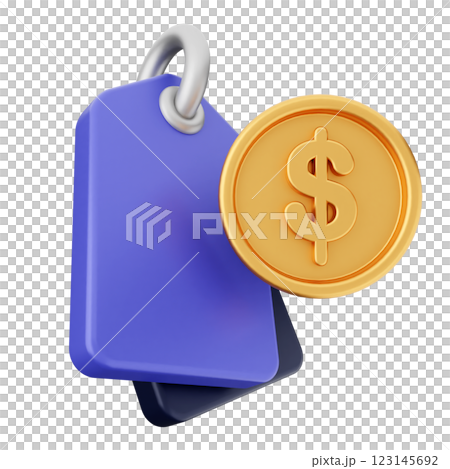 3d money transaction tag 3d money transaction tag 123145692