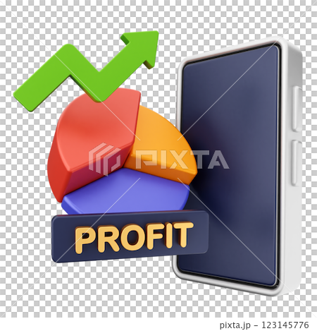 3d trading chart profit 3d trading chart profit 123145776