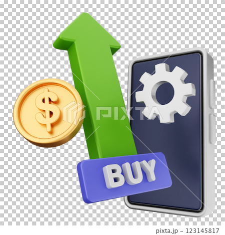 3d trading smartphone buy 123145817