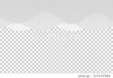 どんよりした雰囲気のフレームベクターイラスト 不安 不満 悩み 鬱 うつ 憂鬱 123145968