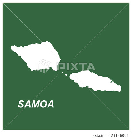 map of samoa region 123146096