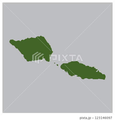 map of samoa region 123146097