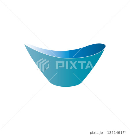oval bowl design 123146174