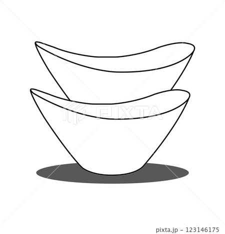 oval bowl design 123146175
