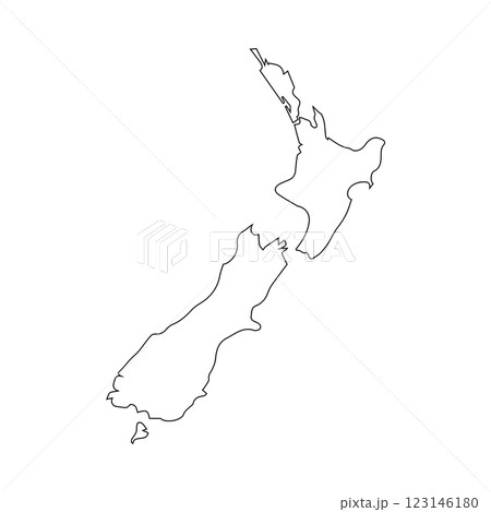 new zealand map 123146180