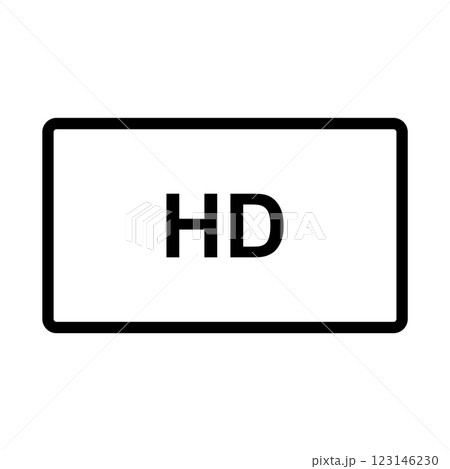Video quality icon 123146230