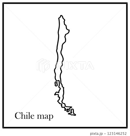 Chile region map Chile region map 123146252