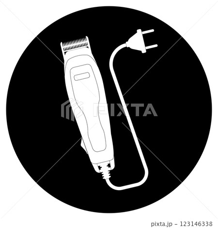 electric clippers icon illustration electric clippers icon illustration 123146338