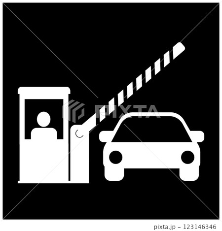 toll gate icon illustrtion design toll gate icon illustrtion design 123146346