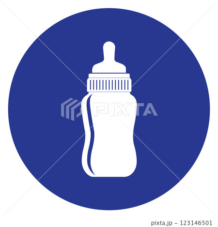 bottle of milk vector illustration 123146501