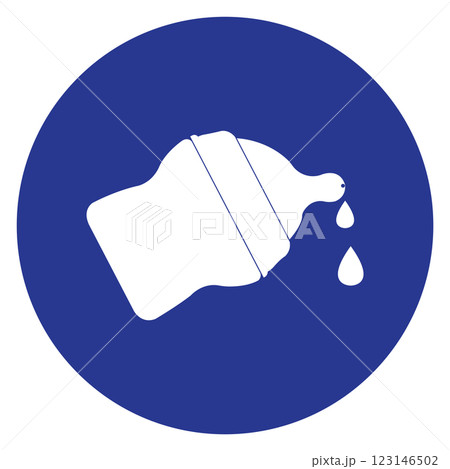 bottle of milk vector illustration 123146502