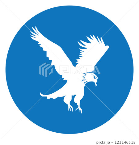 flying eagle icon design 123146518