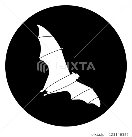 flying bat icon design template flying bat icon design template 123146525