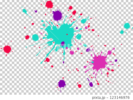 Colorful ink splatter #2 Colorful ink splatter #2 123146976
