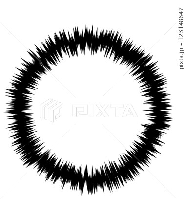 ウニフラ、フラッシュのフキダシ素材、中の背景白 ウニフラ、フラッシュのフキダシ素材、中の背景白 123148647