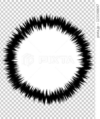 ウニフラ、フラッシュのフキダシ素材、中の背景白 ウニフラ、フラッシュのフキダシ素材、中の背景白 123148647