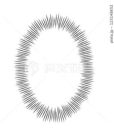 ウニフラ、フラッシュのフキダシ素材、中の背景透明 123148652