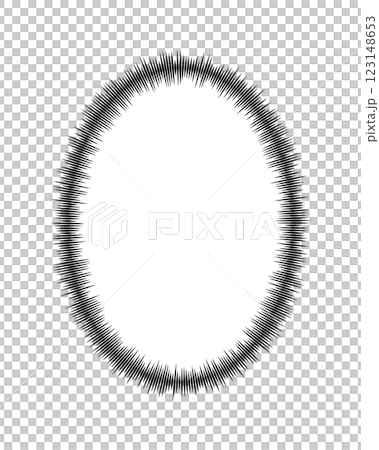 ウニフラ、フラッシュのフキダシ素材、中の背景白 ウニフラ、フラッシュのフキダシ素材、中の背景白 123148653