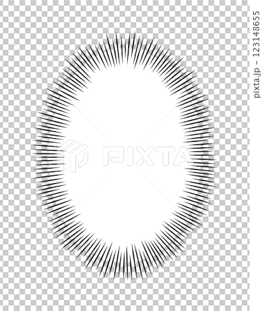 ウニフラ、フラッシュのフキダシ素材、中の背景白 123148655