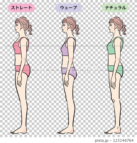 Skeletal diagnosis illustration (horizontal) Skeletal diagnosis illustration (horizontal) 123148764