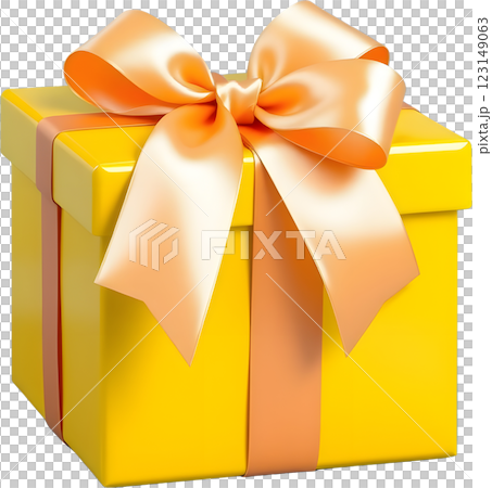 Gift box with ribbon 123149063