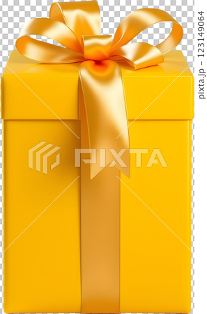 Gift box with ribbon 123149064