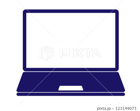 ノートパソコンのアイコン（PCのマーク） 123149073