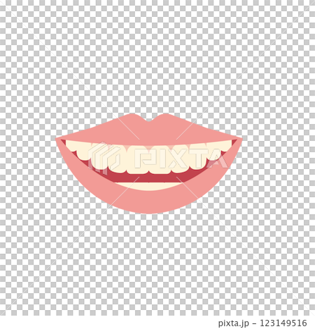 牙齒色素沉著和發黃的插圖 123149516