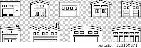 物流、倉庫、工廠建築外觀圖示圖示1 123150271