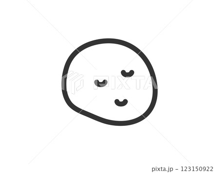 じゃがいも_黒線 123150922